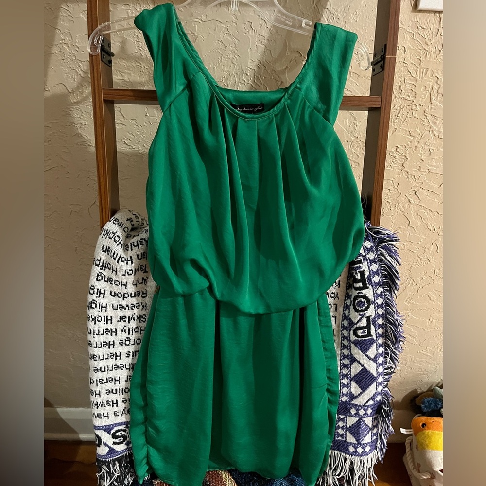 Women’s green dress